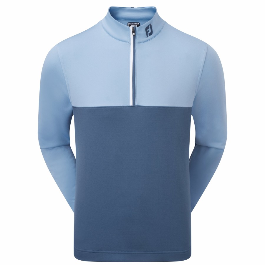 Herren FootJoy | Colourblock Chill-Out Graublau / Tiefblau