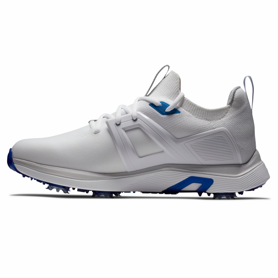 Herren FootJoy Schuhe Mit Spikes | Hyperflex Weis / Blau