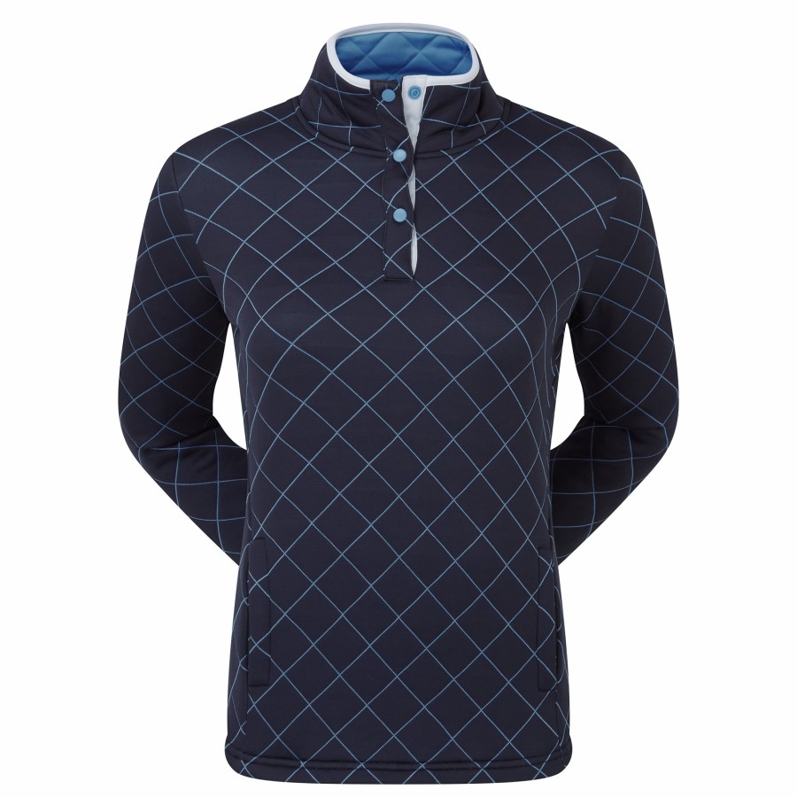 Damen FootJoy | Jersey-Midlayer Marine