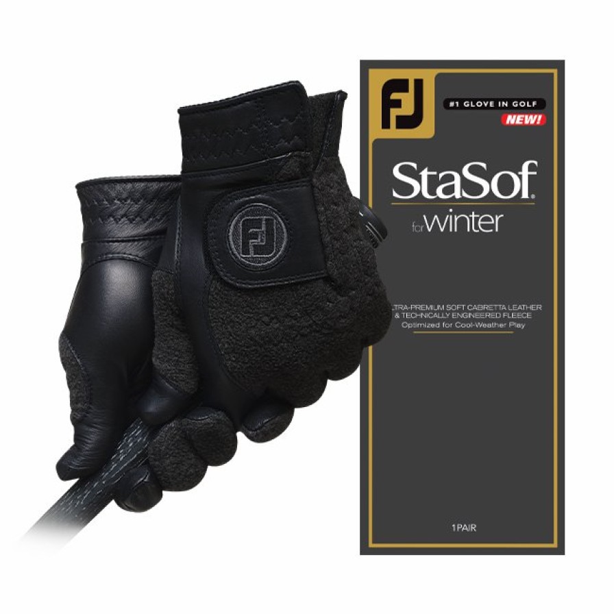 Herren FootJoy Performance | Stasof Winter, Paar Schwarz/Grau