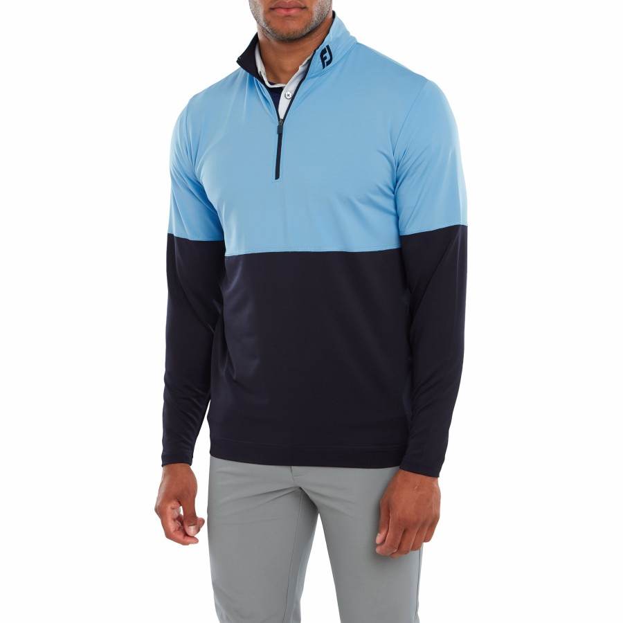 Herren FootJoy Base/Midlayer | Colour Block Midlayer Rot