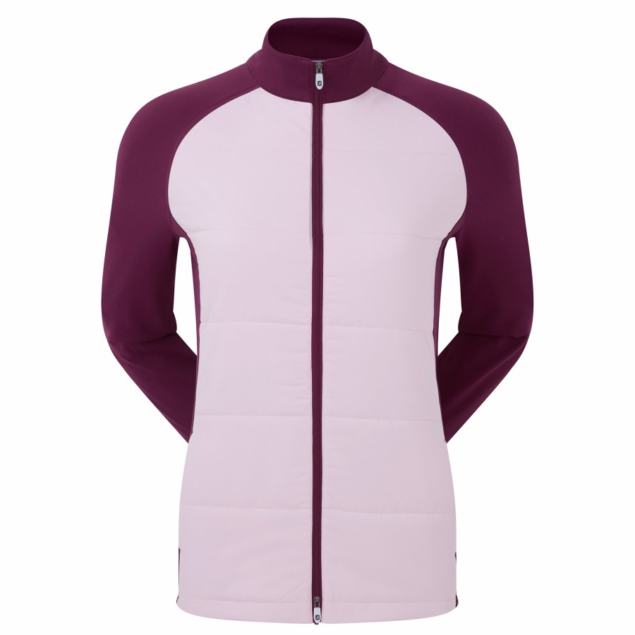 Damen FootJoy | Hybrid-Jacke Damen Feige / Pink