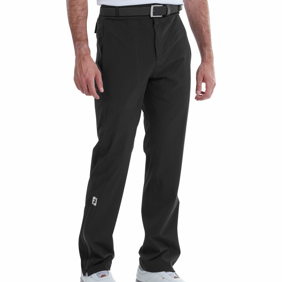 Herren FootJoy Uberbekleidung | Fj Hydrotour Hose Schwarz