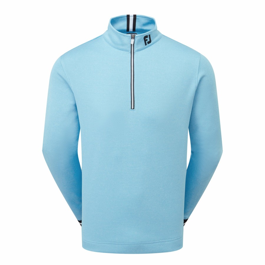 Herren FootJoy Base/Midlayer | Gerippter Chill-Out Heather Pool