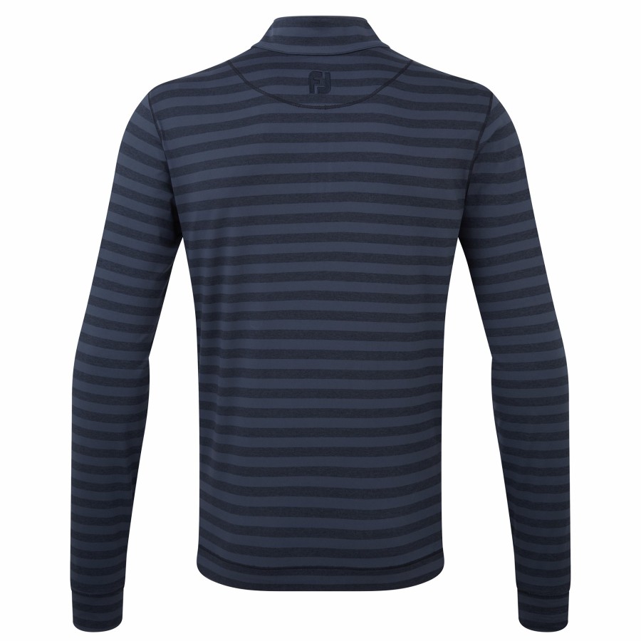 Herren FootJoy | Chill-Out-Jersey, In Sich Gestreift Marine