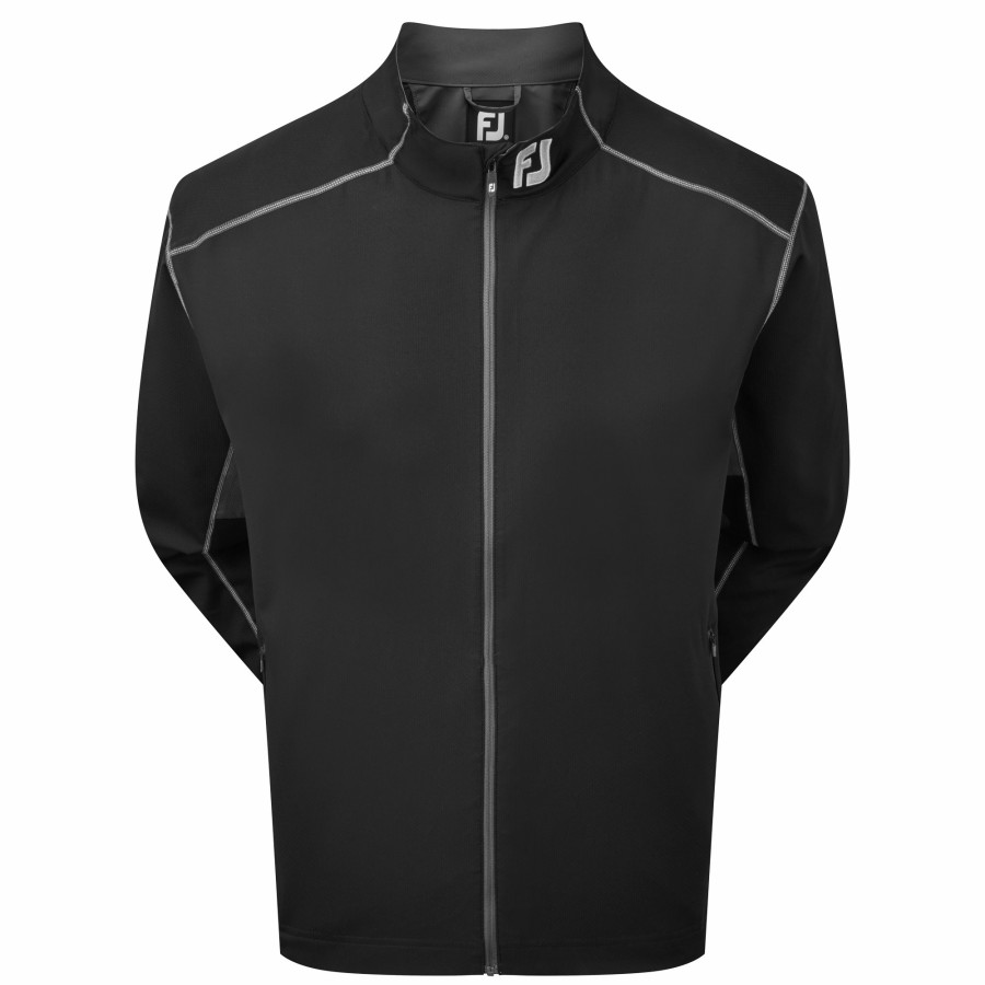 Herren FootJoy Uberbekleidung | Windjacke Schwarz / Anthrazit