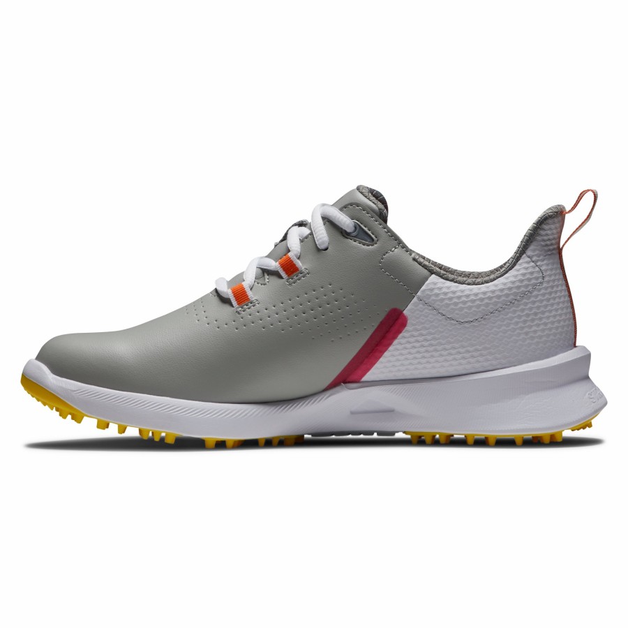 Damen FootJoy | Fj Fuel Damen Grau / Gelb / Pink