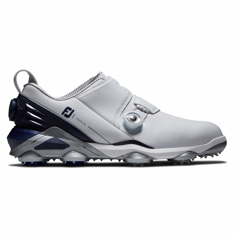 Herren FootJoy Boa®-System | Tour Alpha Doppel-Boa Weis / Marine / Grau