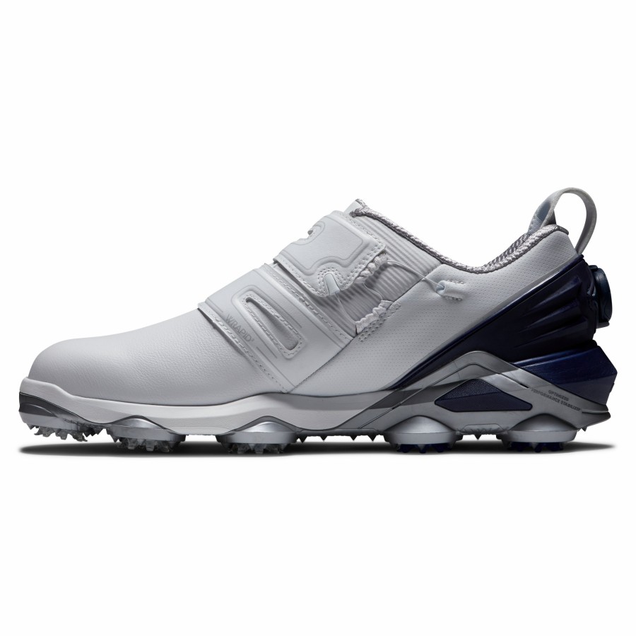 Herren FootJoy Boa®-System | Tour Alpha Doppel-Boa Weis / Marine / Grau