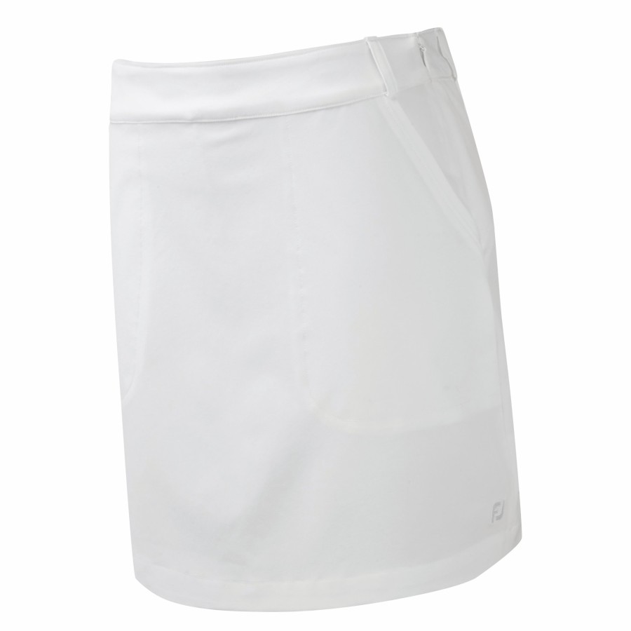 Damen FootJoy | Golfleisure Lightweight Skort, Gewebt Damen Weis