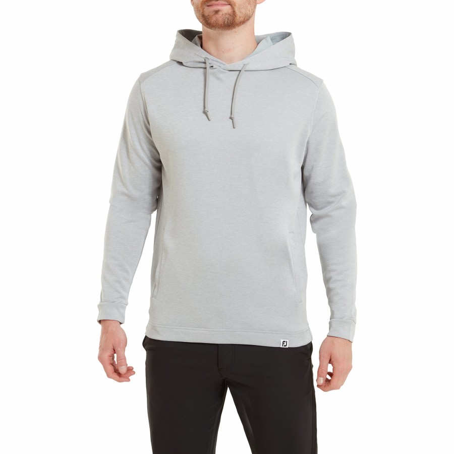 Herren FootJoy Base/Midlayer | Fj Hoodie Heather Grau