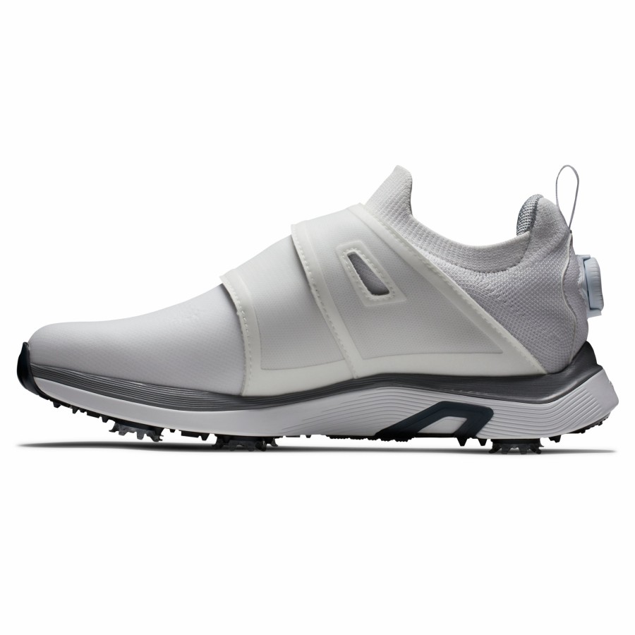 Herren FootJoy Schuhe Mit Spikes | Hyperflex Boa Weis / Grau