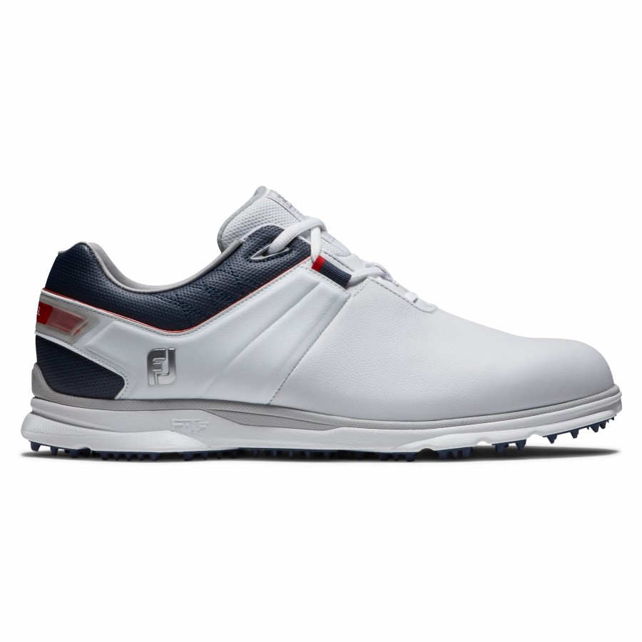 Herren FootJoy Schuhe Ohne Spikes | Pro|Sl Weis / Marine / Rot