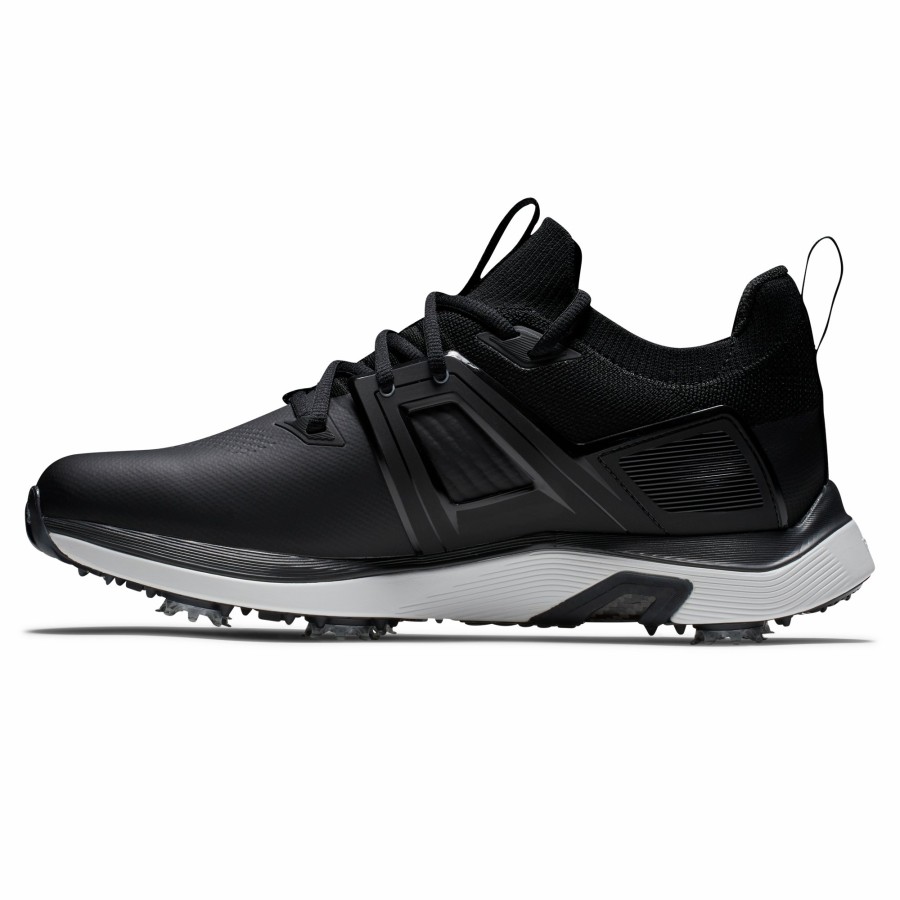 Herren FootJoy Schuhe Mit Spikes | Hyperflex Carbon Schwarz / Weis / Grau