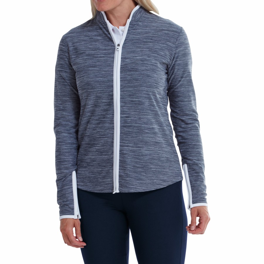 Damen FootJoy | Damen Space Dye Fleece Marine