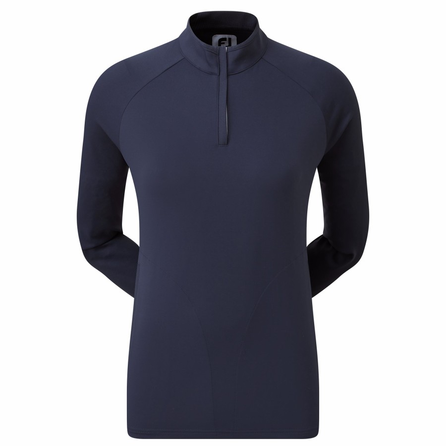 Damen FootJoy Base/Midlayer | Half-Zip Midlayer Navy