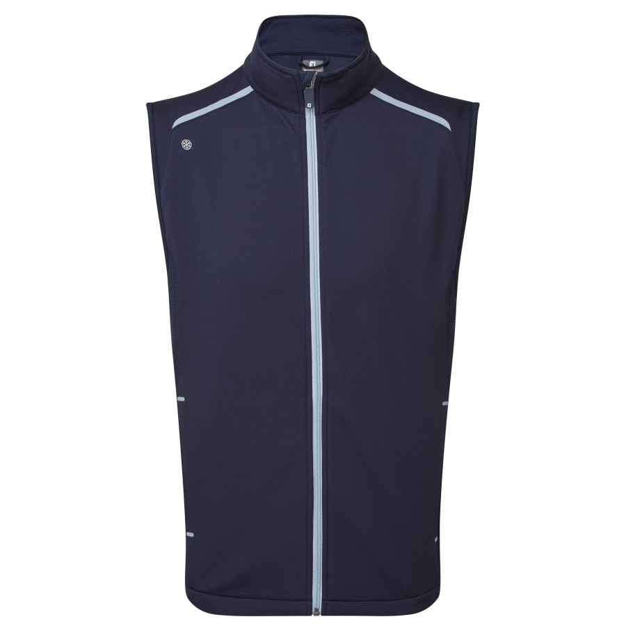 Herren FootJoy Uberbekleidung | Thermoseries Fleece Weste Navy