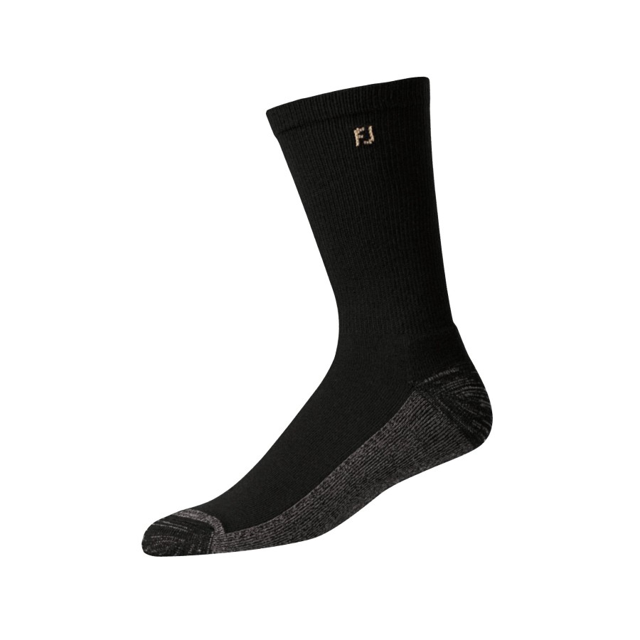 Herren FootJoy Socken | Prodry Crew Schwarz