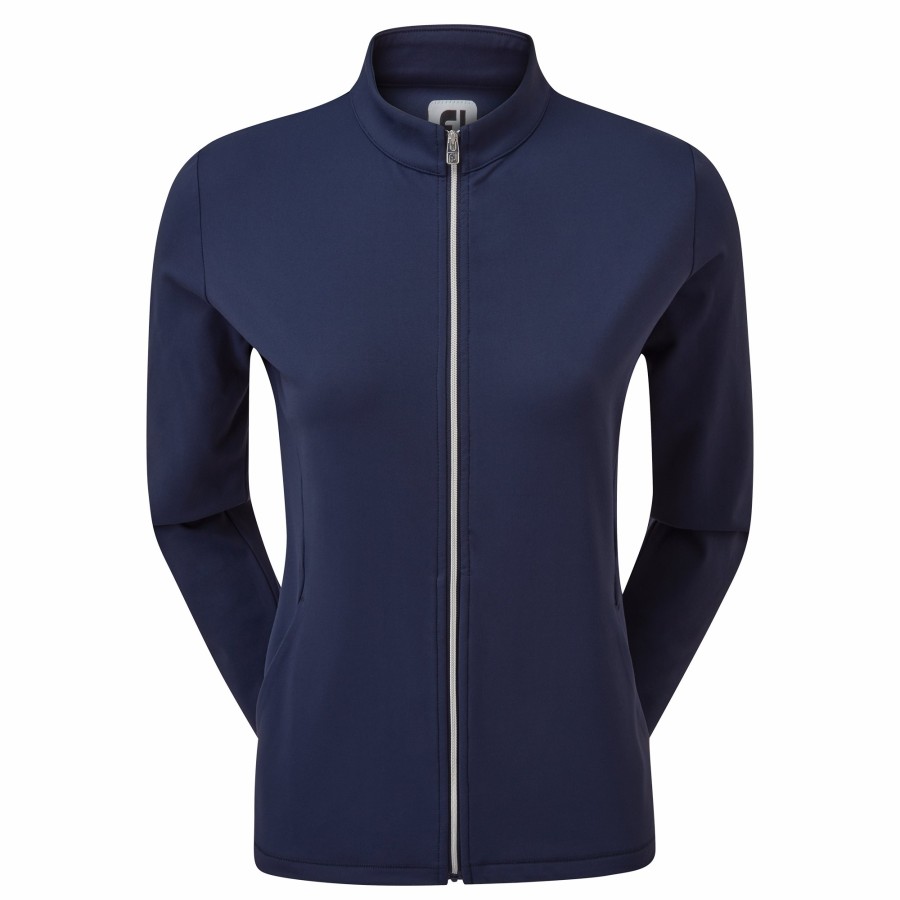 Damen FootJoy Base/Midlayer | Midlayer Mit Reisverschluss Marine