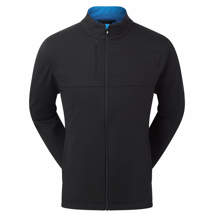 Herren FootJoy Uberbekleidung | Fj Hybrid-Jacke Schwarz