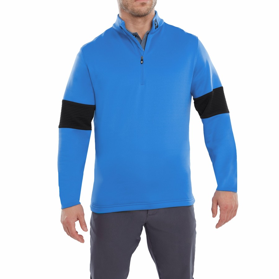 Herren FootJoy Base/Midlayer | Ribbed Chill-Out Xp Saphir / Schwarz