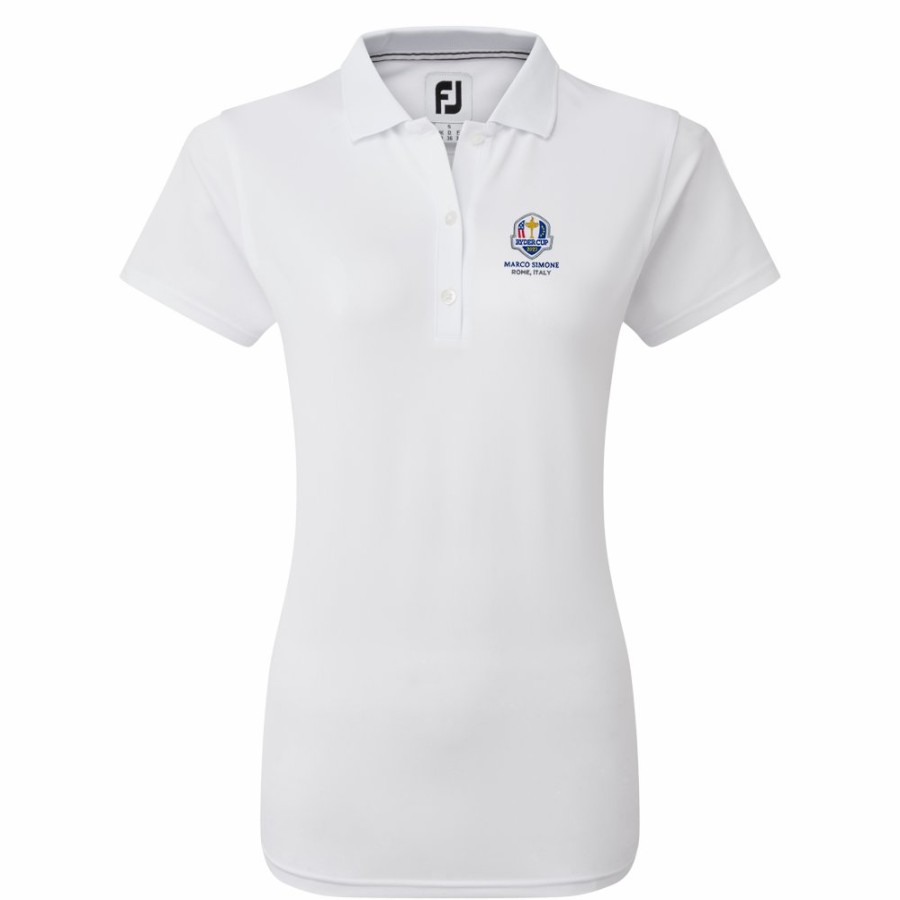 Damen FootJoy Shirts | Ryder Cup Women'S Stretch Pique Weis