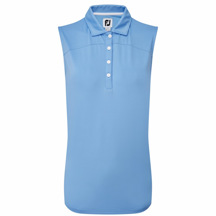 Damen FootJoy | Armelloses Damenjersey Blau