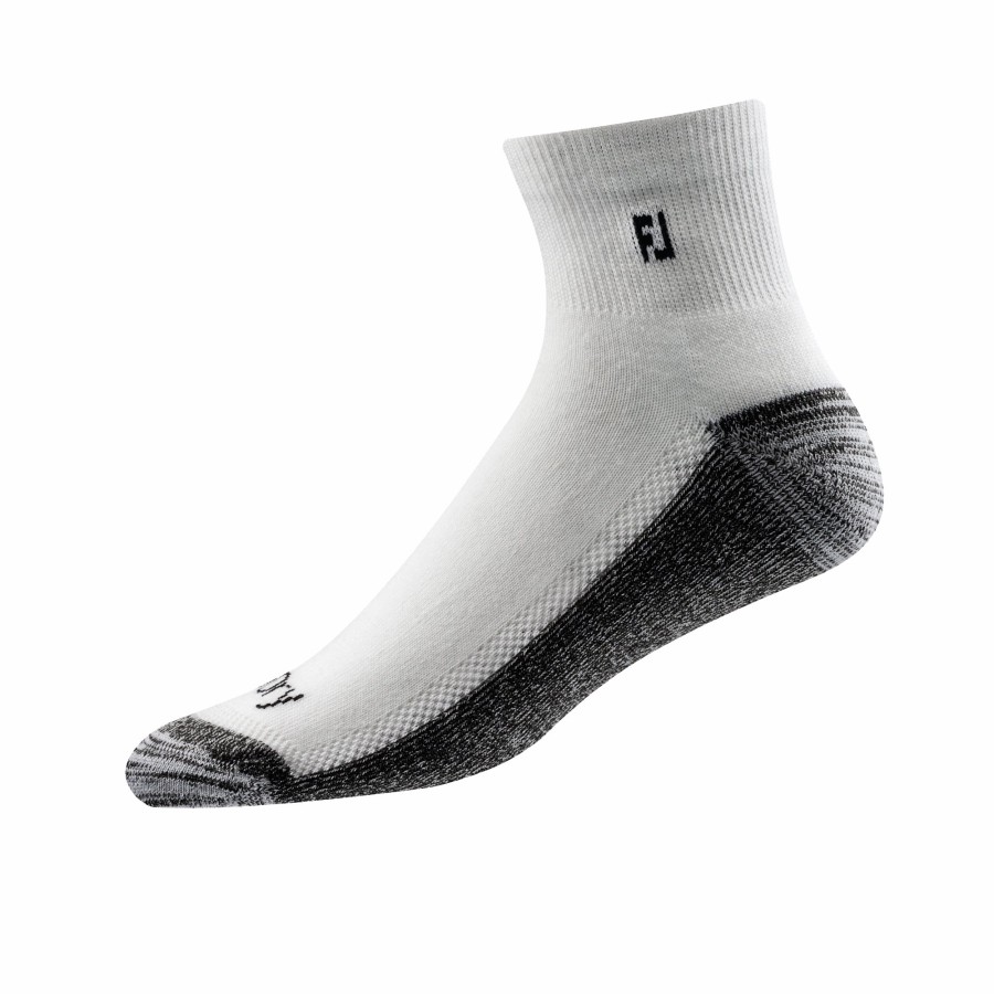 Herren FootJoy Socken | Prodry Quarter Weis