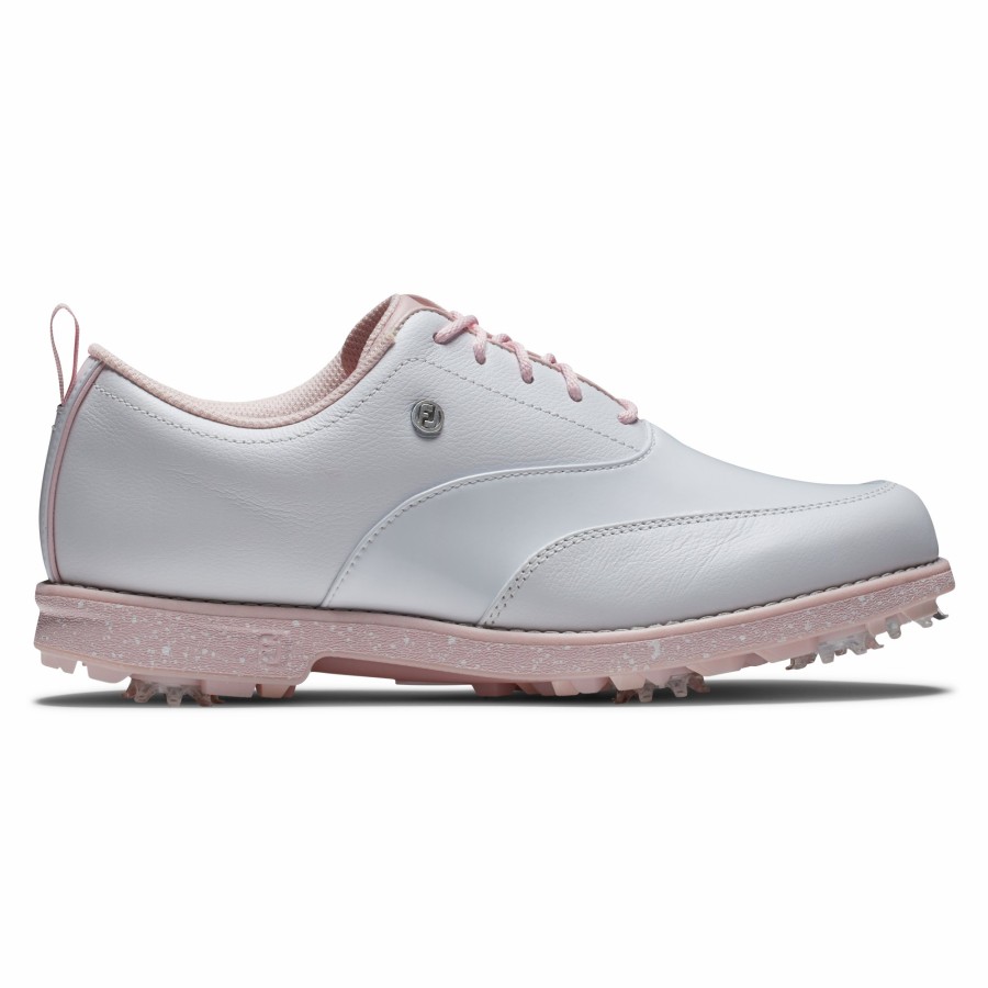 Damen FootJoy Schuhe Mit Spikes | Premiere Series Issette Weis / Rosa