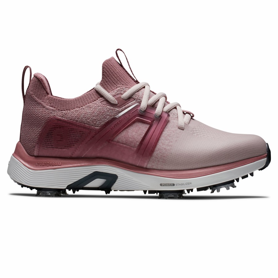 Damen FootJoy Schuhe Mit Spikes | Hyperflex Damen Pink / Weis