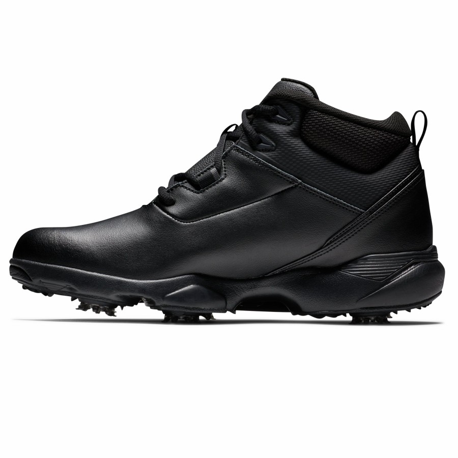 Herren FootJoy Schuhe Mit Spikes | Stormwalker Winter Golf Boots Schwarz